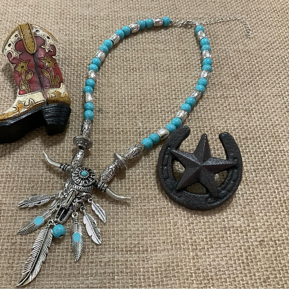 NECKLACE SILVER WESTERN
